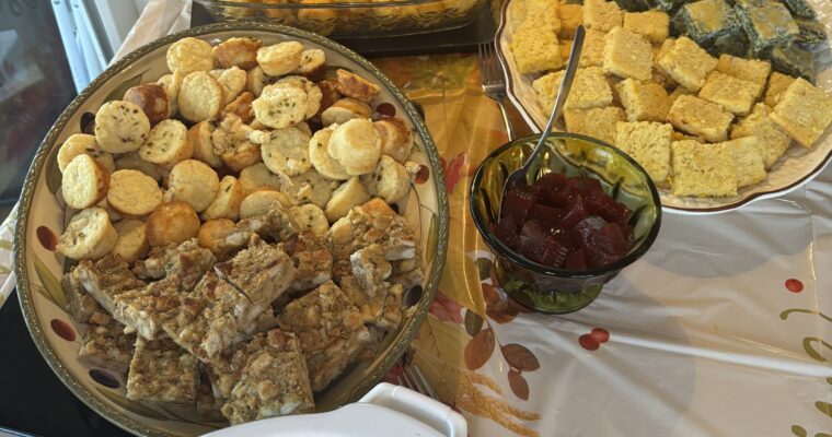 🧡 A Table of Thanksgiving Grace — Small Bites, Big Blessings